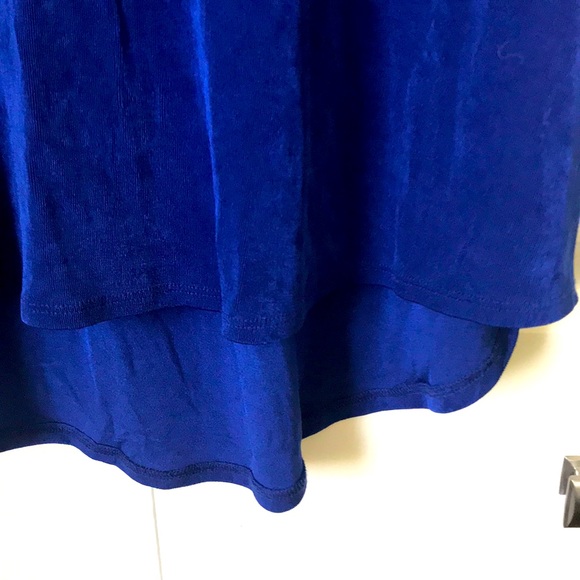 CHICO’S TRAVELERS COBALT TUNIC - Picture 3 of 4